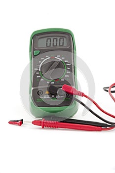 Multimeter on white