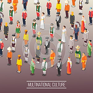 Multinational World Culture Background