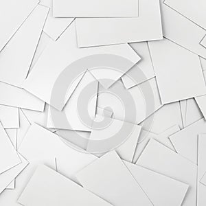 Multiple Blank Business Cards background