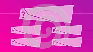 Multiple choice quiz template