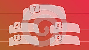 Multiple choice quiz template