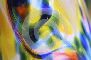 Multiple Color Abstract Background With Different Lines And Patterns.