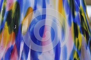 Multiple Color Abstract Background With Different Lines And Patterns.