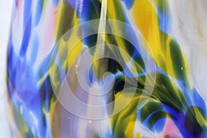 Multiple Color Abstract Background With Different Lines And Patterns.