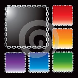 Multiple color chain frames