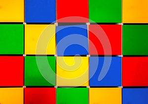 Colored squares photo