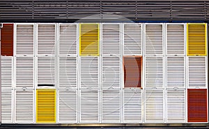 Multiple colors shutters