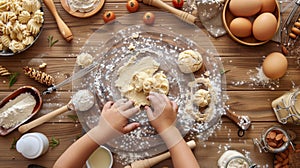 The Joy of Homemade Pasta. AI generated