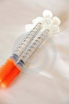 Multiple Insulin Syringes