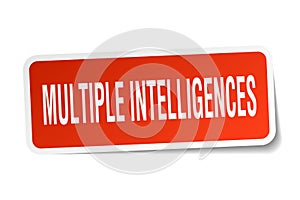 multiple intelligences sticker