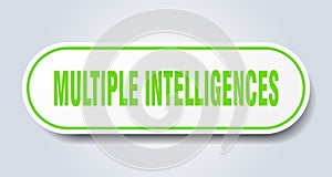 multiple intelligences sticker.