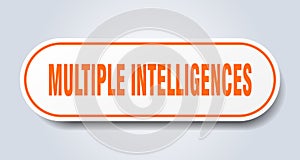 multiple intelligences sticker.