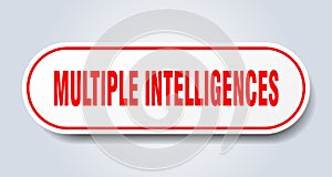 multiple intelligences sticker.