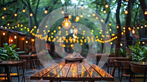 Multiple Light Bulbs Hanging From Ceiling