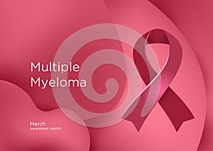 Multiple Myeloma MM awareness month in March. It is a cancer that forms in a type of white blood cell called a plasma