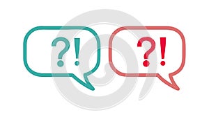 Multiple Questions, Complex Inquiry Icon Vector Design Generative AI