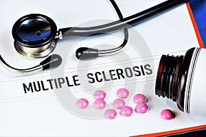 Multiple sclerosis is a chronic autoimmune disease that affects the myelin sheath of nerve fibers of the brain and spinal cord.