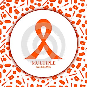 Multiple sclerosis ribbon