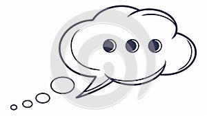 Multiple Speech Bubbles, Conversation and Communication Icons, vector design Generative AI
