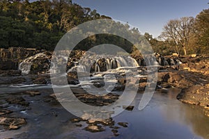 Multiple water drops cascades in Misiones, Argentina, South AmÃ©rica called Saltos del Tabay