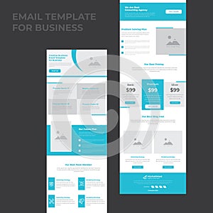 Multipurpose Business B2B E-newsletter Mailchimp email marketing template For E-commerce Promoting Services