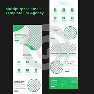 Multipurpose Business B2B E-newsletter Mailchimp email marketing template For E-commerce Promoting Services