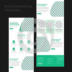 Multipurpose Business B2B E-newsletter Mailchimp email marketing template For E-commerce Promoting Services