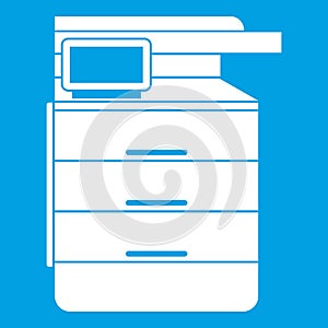 Multipurpose device, fax, copier and scanner icon