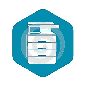 Multipurpose device, fax, copier and scanner icon