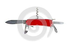 Multipurpose knife isolated on white