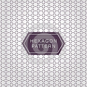Expandable Geometric Line Hexagon Pattern Background and texture