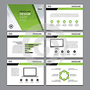 Multipurpose template for presentation slides with graphs and charts. Perfect for your business report or personal use