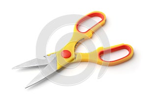 Multipurpose yellow kitchen shears