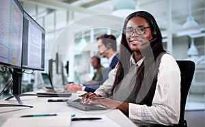 Multiracial Customer Care Team Providing Office Specialist Support