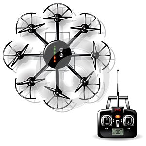 Multirotor helicopter with camera