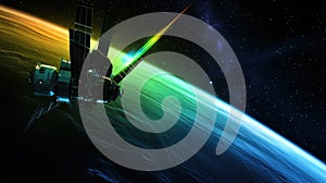 Multispectral Imaging in Astronomy with Spacecraft Capturing Data