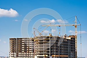 Multistory building construction photo