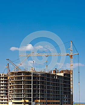 Multistory building construction photo