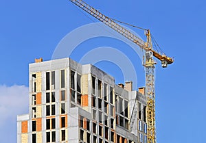 Multistory construction site