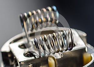 Multistrand Ribbon Fused Clapton on a dripper gold