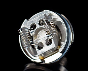 Multistrand Ribbon Fused Clapton on a dripper gold