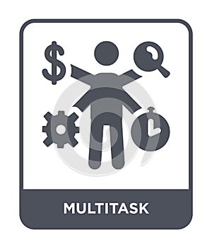 multitask icon in trendy design style. multitask icon isolated on white background. multitask vector icon simple and modern flat