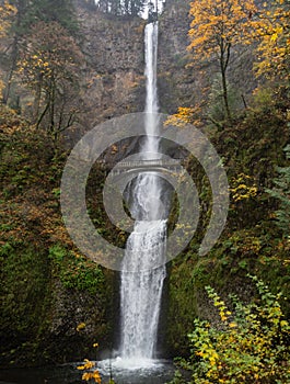 Multnomah Falls in the Columbia River Gorge National Scenic Area, Oregon