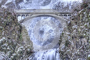 Multnomah Falls Frozen photo