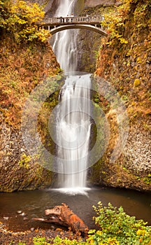 Multnomah Waterfall Columbia River Gorge Oregon