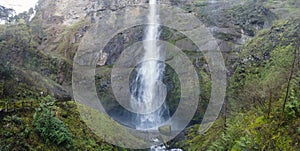 Multnomah Waterfall in Near Portland, Oregon
