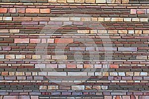 Multy-colored colorful decorative stone wall, texture, background