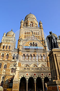 MUMBAI, INDIA - February 7, 2019: Mumbai municipal corporation or BMC building in Mumbai India.