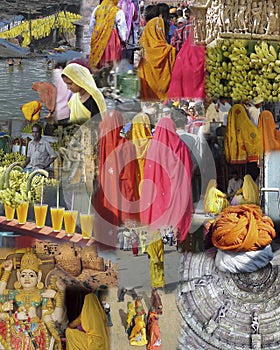 Montage -    India - Temples, Gods and Goddesses