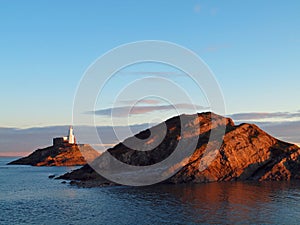 Mumbles Lighthouse and Coast